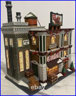 Dept 56 Christmas in the City Coca Cola Bottling Company 59258 RARE READ DESC Dept 56 Christmas in the City Coca Cola Bottling Company 59258 RARE READ DESC