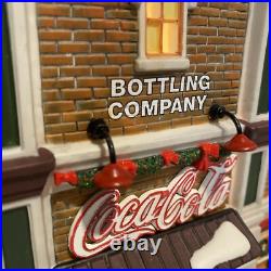 Dept 56 Christmas in the City Coca Cola Bottling Company 59258 RARE READ DESC Dept 56 Christmas in the City Coca Cola Bottling Company 59258 RARE READ DESC