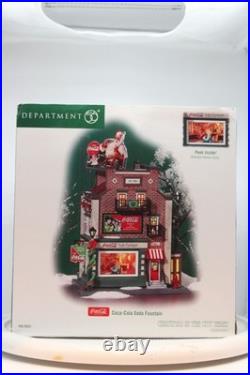 Dept 56 Christmas in the City Coca-Cola Soda Fountain