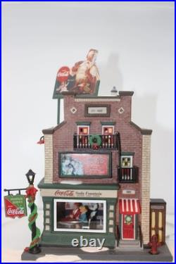 Dept 56 Christmas in the City Coca-Cola Soda Fountain