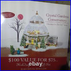 Dept 56 Christmas in the City Crystal Gardens Conservatory #59219 Mint Condition