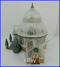 Dept 56 Christmas in the City Crystal Gardens Conservatory #59219 Works Well! 3
