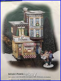 Dept 56 Christmas in the City, DeFazio's Pizzeria, New In Box, 2002, 2 Piece