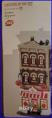 Dept 56 Christmas in the City, Downtown Dairy Queen #6000573 retired NIB