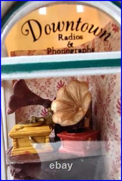 Dept 56 Christmas in the City Downtown Radios & Phonographs -Collectors' Edition