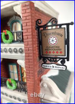 Dept 56 Christmas in the City Downtown Radios & Phonographs -Collectors' Edition