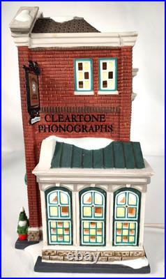 Dept 56 Christmas in the City Downtown Radios & Phonographs -Collectors' Edition