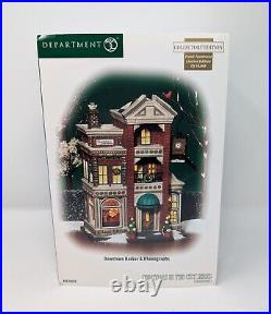 Dept. 56 Christmas in the City Downtown Radios and Phonographs #59259 Limited Ed