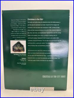 Dept 56 Christmas in the City'East Harbor Ferry Terminal' Retired Box 56.59254