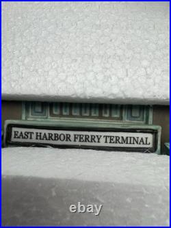 Dept 56 Christmas in the City'East Harbor Ferry Terminal' Retired Box 56.59254