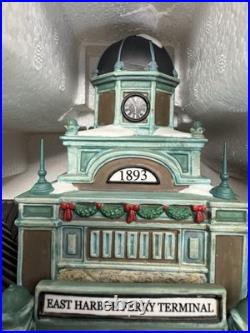 Dept 56 Christmas in the City'East Harbor Ferry Terminal' Retired Box 56.59254