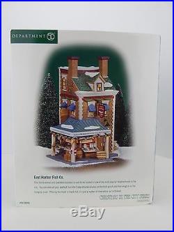 Dept 56 Christmas in the City East Harbor Fish Co. #58946 New D56 CIC