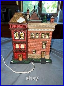 Dept 56 Christmas in the City East Village Row Houses Complete IOB