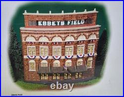 Dept 56 Christmas in the City Ebbets Field Baseball Stadium #59203 EUC