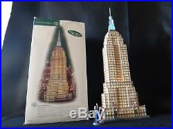 Dept 56 Christmas in the City Empire State Building Historial Landmark + 1