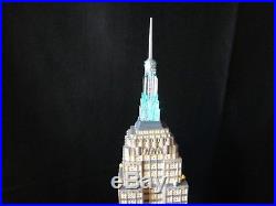 Dept 56 Christmas in the City Empire State Building Historial Landmark + 1