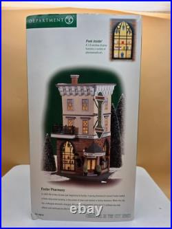 Dept 56 Christmas in the City Foster Pharmacy NEW #58916