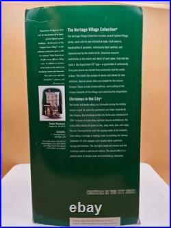 Dept 56 Christmas in the City Foster Pharmacy NEW #58916