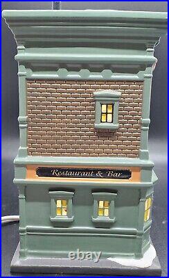 Dept 56 Christmas in the City Fulton Fish House 4030345 NEW IN BOX Department 56