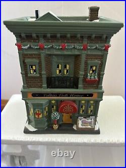 Dept 56 Christmas in the City Fulton Fish House 4030345 Rare Piece