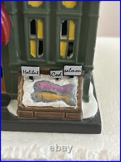 Dept 56 Christmas in the City Fulton Fish House 4030345 Rare Piece