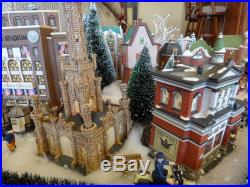 Dept 56 Christmas in the City Harley Davidson City Dealership + one retired