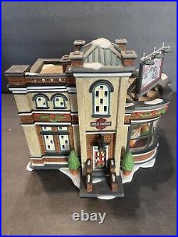 Dept 56 Christmas in the City Harley Davidson Detailing Parts and Service 2004