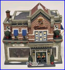 Dept 56 Christmas in the City Hensley Cadillac & Buick Shop