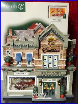 Dept 56 Christmas in the City Hensly Cadillac & Buick #56.59235 General Motors
