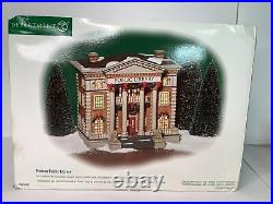 Dept 56 Christmas in the City Hudson Public Library RARE With Box
