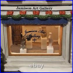 Dept 56 Christmas in the City Jamison Art Center #59261 Box & Light No Sign 2006