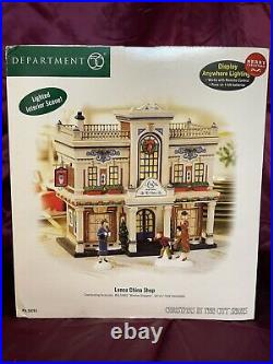Dept 56 Christmas in the City, Lenox China Shop #59263