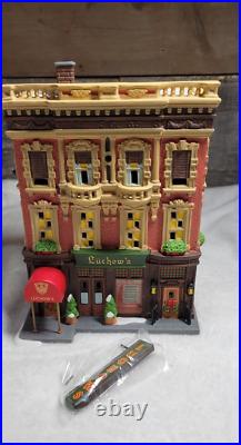 Dept 56 Christmas in the City Luchow's German Restaurant NEW 6007589