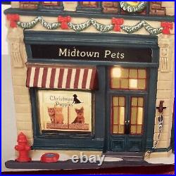 Dept 56 Christmas in the City, Midtown Pets #6003058 New, Retired