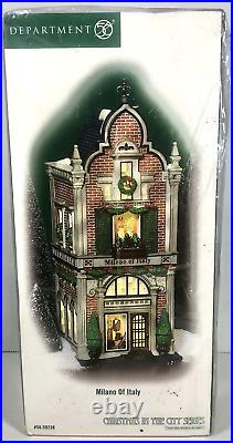 Dept 56 Christmas in the City Milano of Italy Never Opened