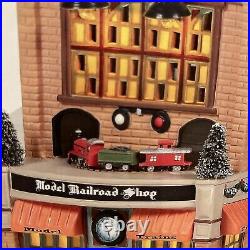 Dept 56 Christmas in the City, Model Railroad Shop #6005384