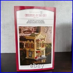 Dept 56 Christmas in the City NELSON BROS. SPORTING GOODS Store Building NEW