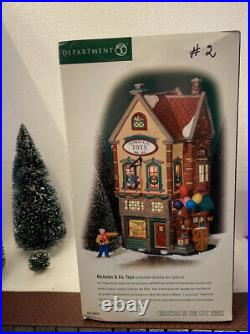 Dept 56 Christmas in the City Nicholas & Co. Toys Set Of 2 #58929 RETIRED