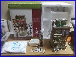 Dept 56 Christmas in the City Parkside Holiday Brownstone Set #58947 N BOX