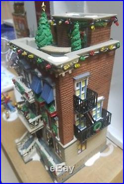Dept 56 Christmas in the City Parkside Holiday Brownstone Set #58947 N BOX