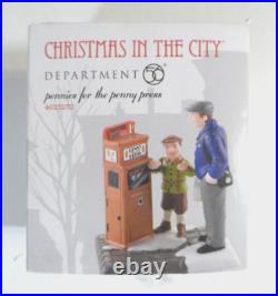 Dept 56 Christmas in the City Pennies for the Penny Press #4025252