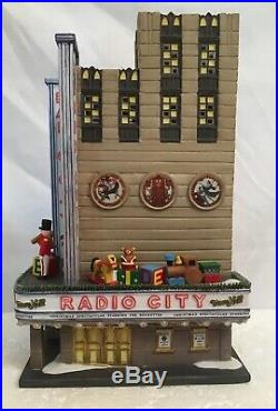 Dept 56 Christmas in the City RADIO CITY MUSIC HALL #58924 & ROCKETTES #58991