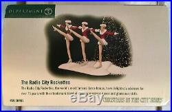 Dept 56 Christmas in the City RADIO CITY MUSIC HALL #58924 & ROCKETTES #58991