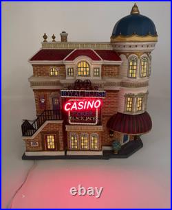 Dept 56 Christmas in the City ROYAL FLUSH CASINO 59244