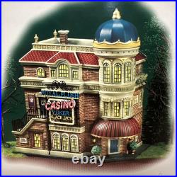 Dept 56 Christmas in the City ROYAL FLUSH CASINO 59244 Brand New RARE