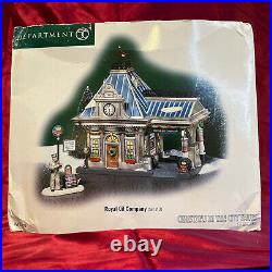 Dept 56 Christmas in the City, Royal Oil Company Set of 2 # 59220