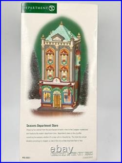 Dept 56 Christmas in the City SEASONS DEPARTMENT STORE 56.59201 NEW