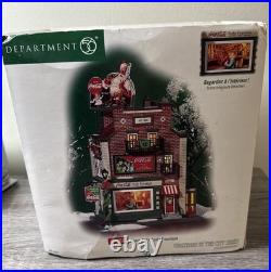 Dept 56 Christmas in the City Series 2004 Coca-Cola Soda Fountain Please Read