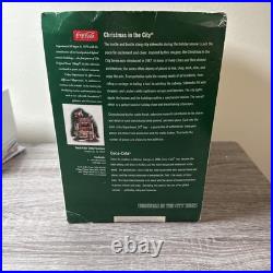 Dept 56 Christmas in the City Series 2004 Coca-Cola Soda Fountain Please Read
