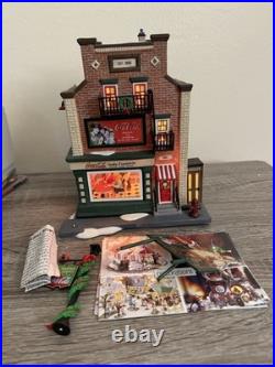 Dept 56 Christmas in the City Series 2004 Coca-Cola Soda Fountain Please Read